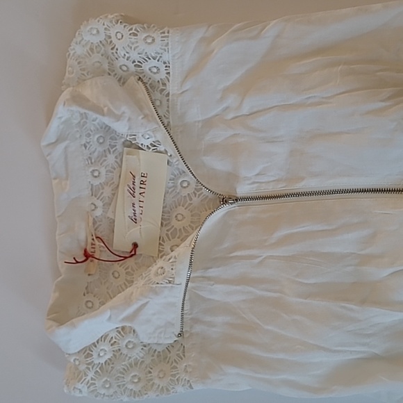 Linen blend zip bomber - Picture 1 of 6